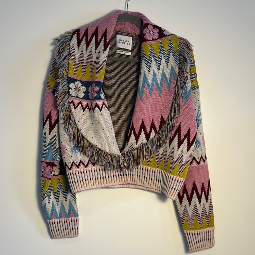 NWOT Hayley Menzies Cherry Blossum Girl Sweater